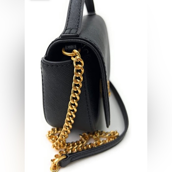 TORY BURCH EMERSON Top Handle Leather Crossbody Bag - Picture 4 of 6